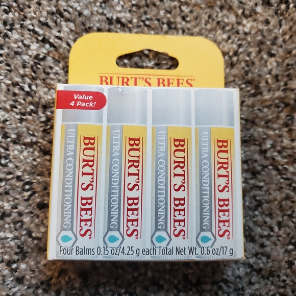 Burt's Bees Other - Burt's Bees Ultra Conditioning Lip Balm 4 Pack